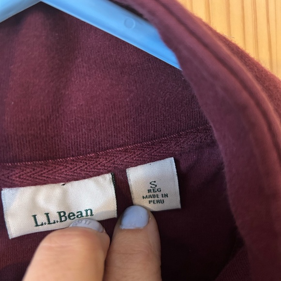 L.L. Bean Quilted Full-Zip Sweatshirt - Picture 2 of 3